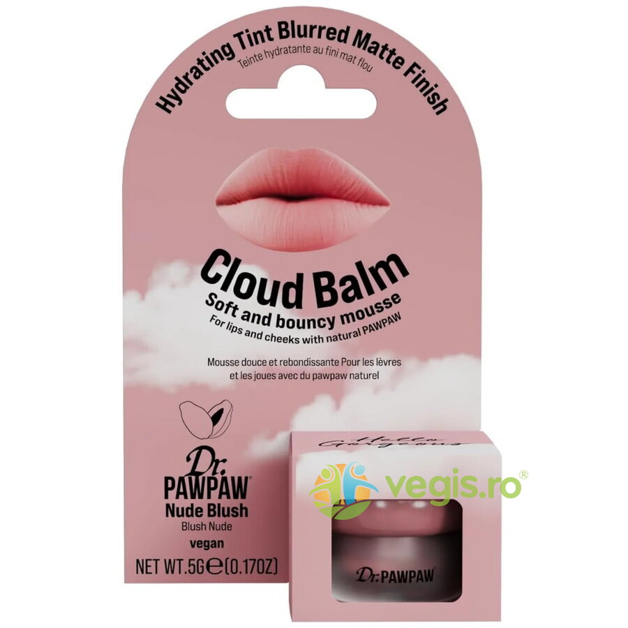 Oferte la Balsam Tip Mousse pentru Buze si Obraji Finish Mat Estompat Cloud Balm Nude Blush 5g