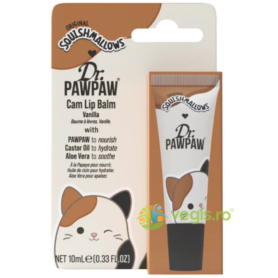 Oferte la Balsam de Buze cu Extract de Papaya, Ulei de Ricin si Aloe Vera cu Aroma de Vanilie 10ml