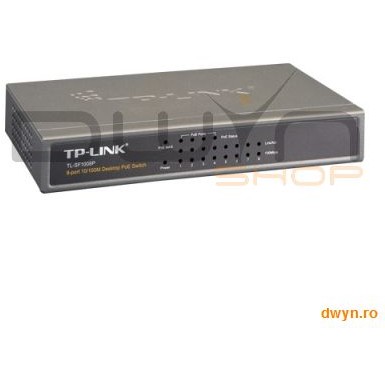 Oferte la PoE (Power Over Ethernet) Switch 8 Porturi 10/100M (4 porturi PoE), carcasa metal