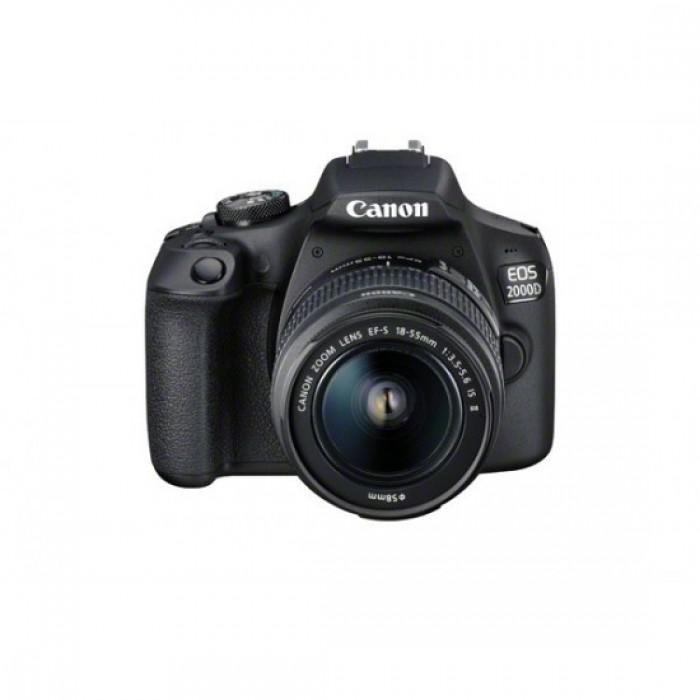 Oferte la Camera Foto Canon Eos-2000d Kit, Obiectiv Ef-S 18-55mm F/3.5-5.6 Is Ii 24.1mp, 3.0