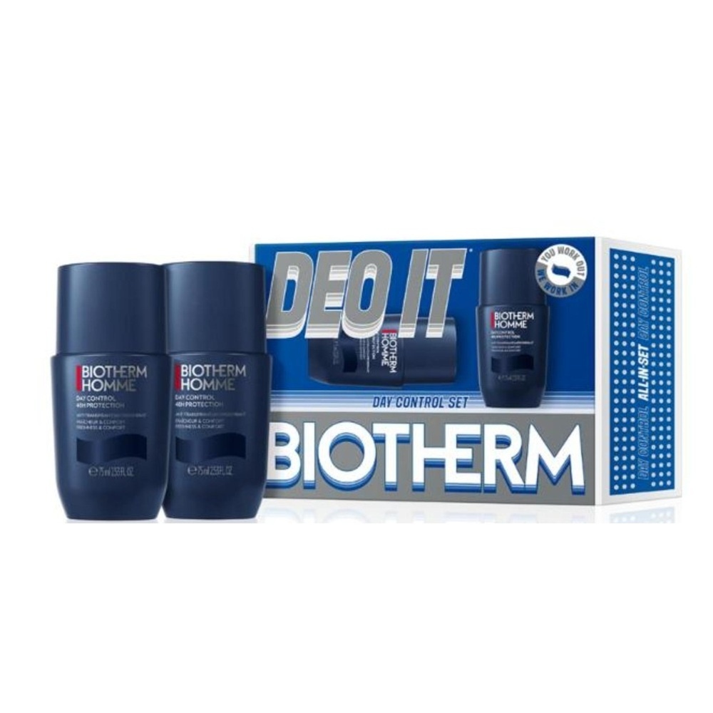 Oferte la Set deodorant roll-on Biotherm Homme Day Control, 2 x 75 ml