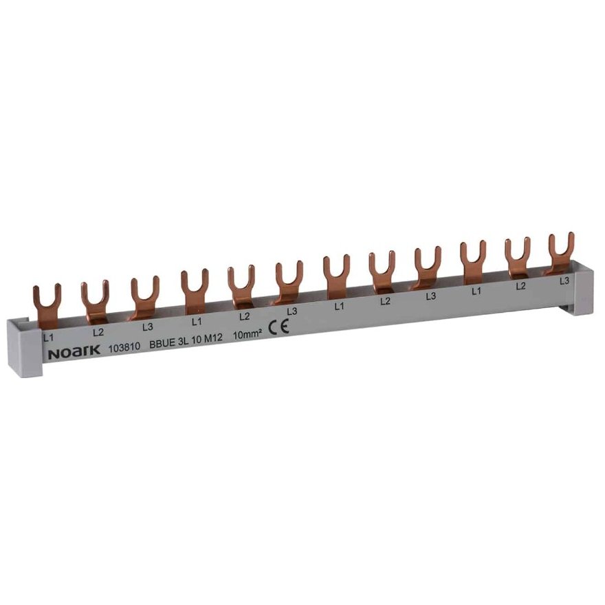 Oferte la Bareta de conexiuni (busbar) 2P, 12 module, 63A, tip furca Noark 103865