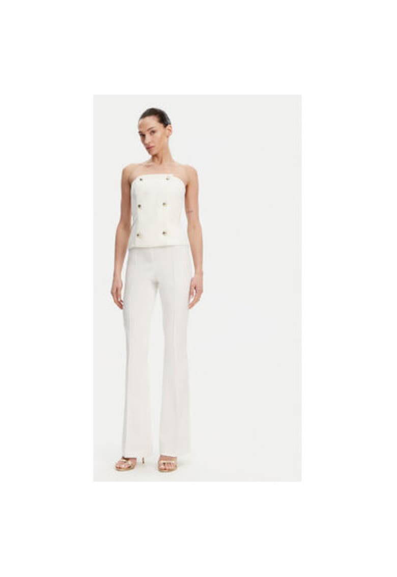 Oferte la Pantaloni dama  FR25SVA006W51501 - Bumbac/Poliamida - Ecru - Ecru
