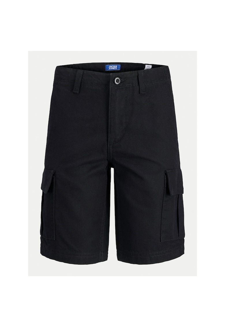 Oferte la Pantaloni scurti baieti Jack Jones Junior - 12268381 - Bumbac - Negru - Negru