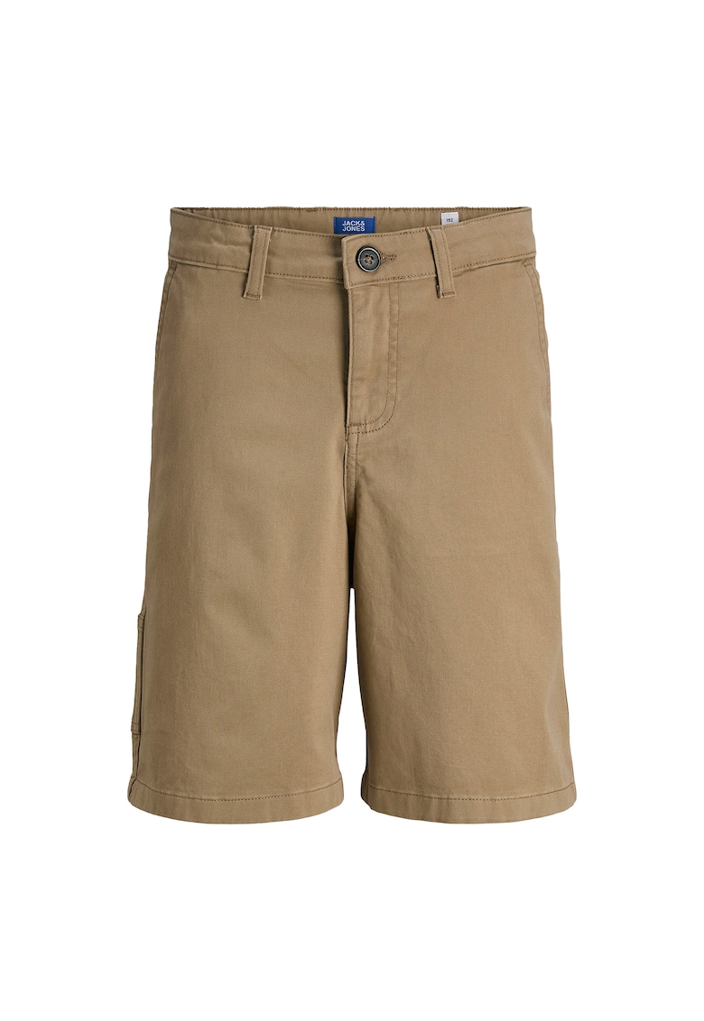 Oferte la Pantaloni scurti baieti Jack Jones Junior - 12268938 - Bumbac - Maro - Maro