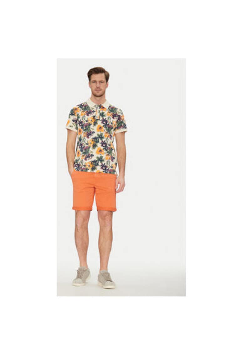 Oferte la Pantaloni scurti barbati  20717939 - Bumbac - Portocaliu - Portocaliu