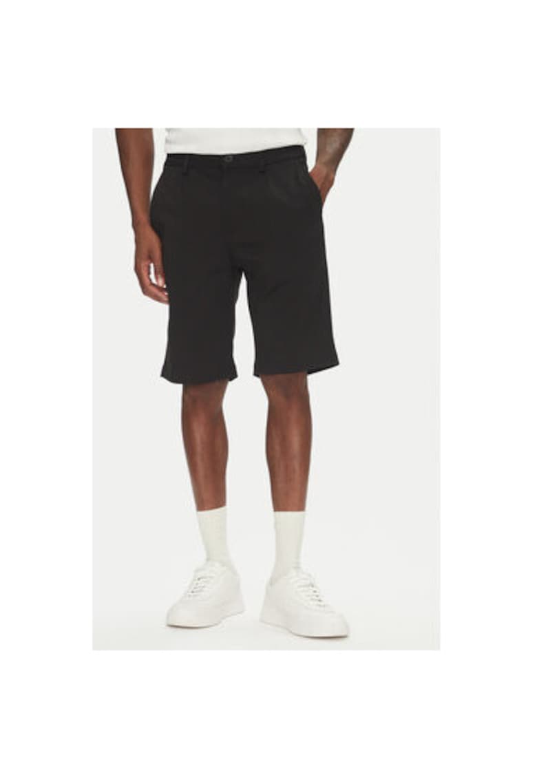 Oferte la Pantaloni scurti barbati  30-506062 - Poliester/Viscoza - Negru - Negru