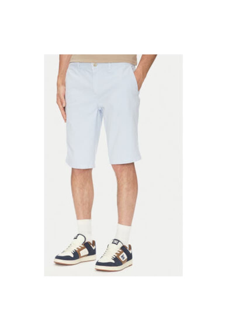 Oferte la Pantaloni scurti barbati  600BTI0 - Bumbac - Albastru deschis - Albastru deschis