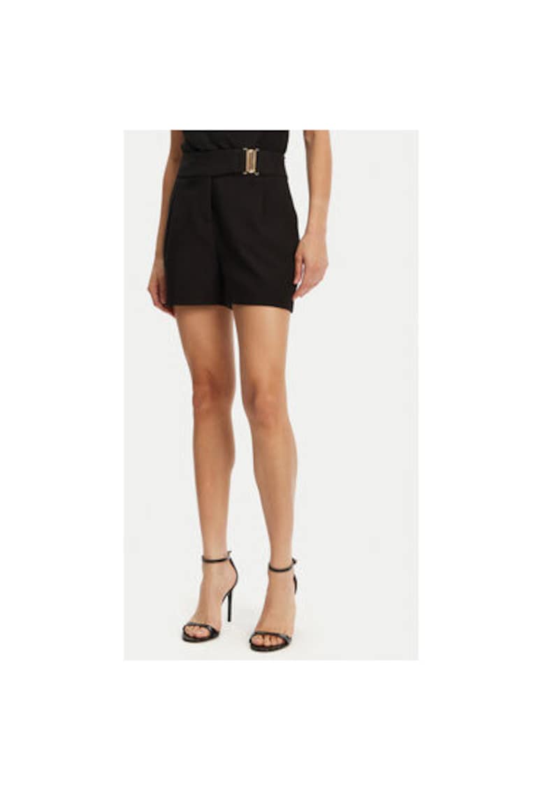 Oferte la Pantaloni scurti dama  251-SHOU.F - Poliester/Viscoza - Negru - Negru