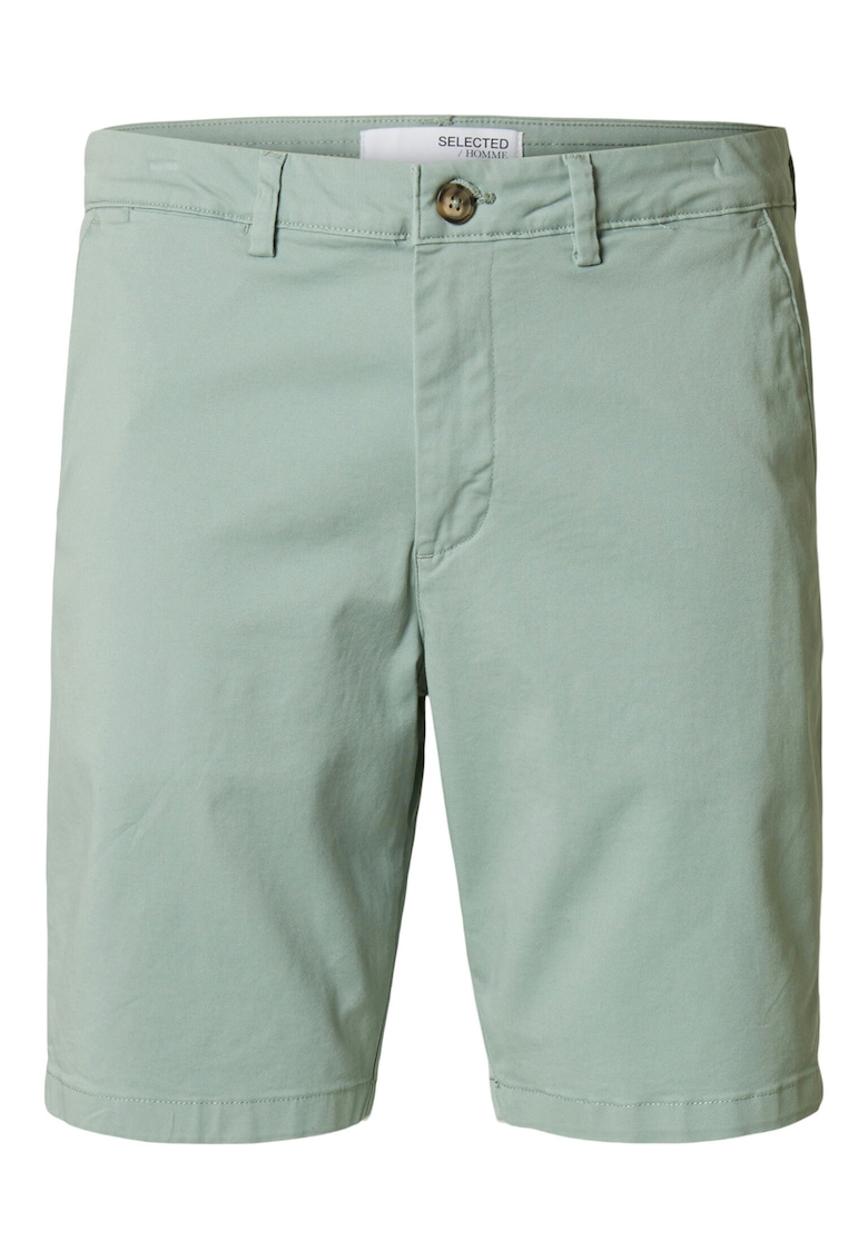 Oferte la Pantaloni scurti barbati  16092329 - Bumbac organic - Verde - Verde