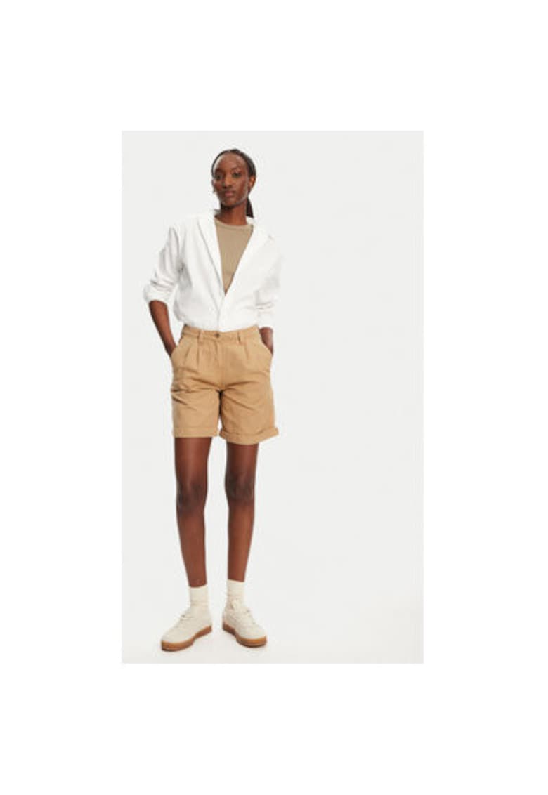 Oferte la Pantaloni scurti dama  62124LW - Bumbac/In - Bej - Bej