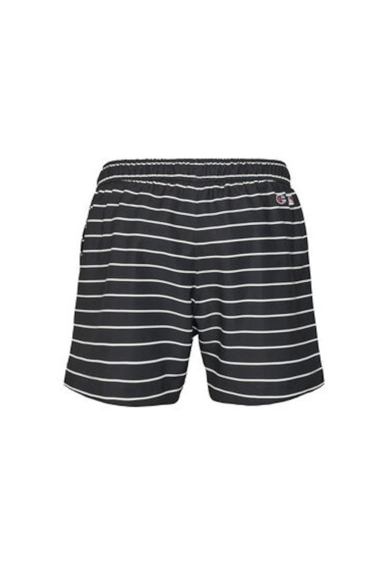 Oferte la Pantaloni scurti de baie barbati  221043 - Poliester - Alb/Negru - Alb/Negru