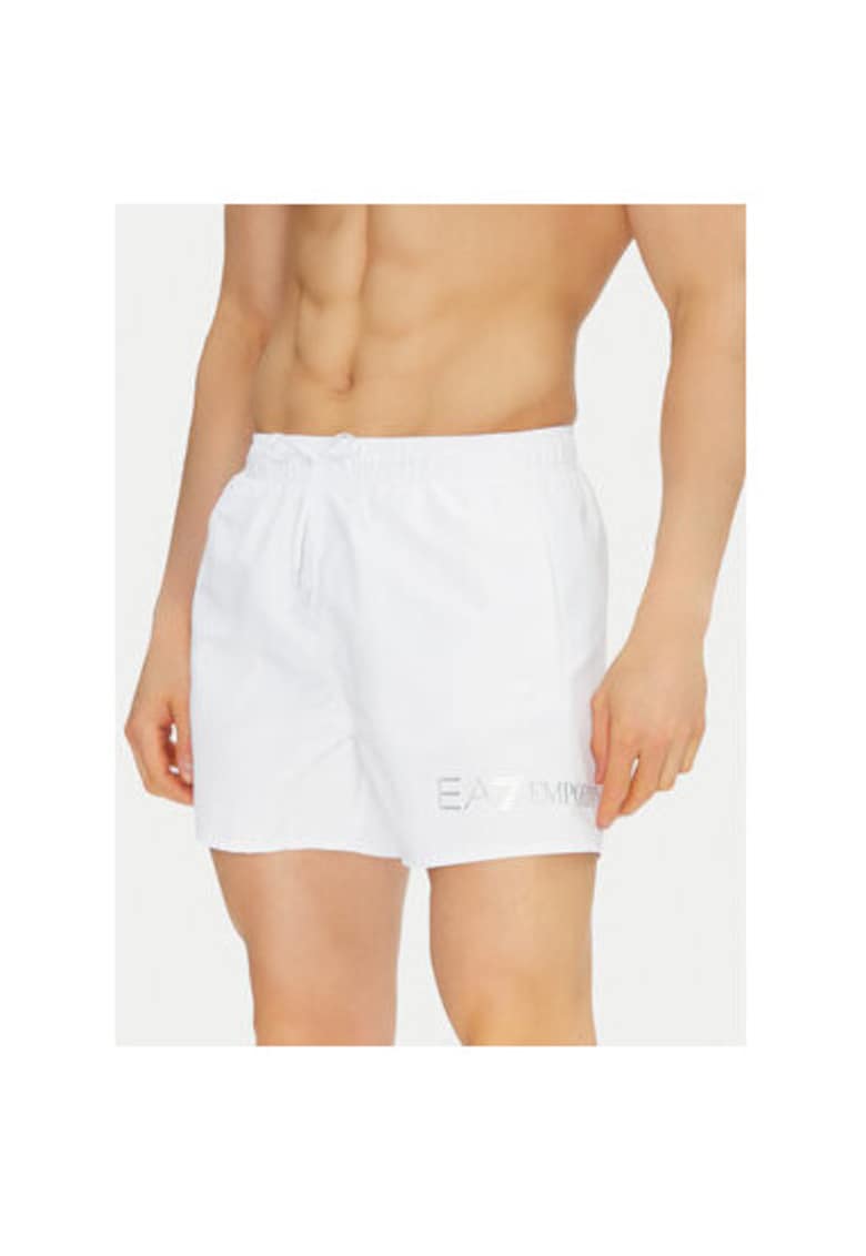 Oferte la Pantaloni scurti de baie barbati  Emporio Armani - 7M000519 AF13049 - Poliester - Alb - Alb