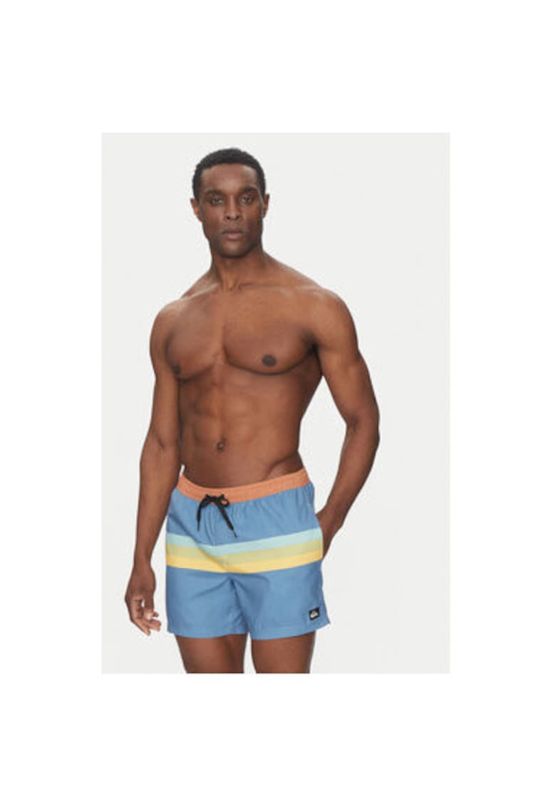 Oferte la Pantaloni scurti de baie barbati  EQYJV04121-BLQ5 - Poliester - Multicolor - Multicolor