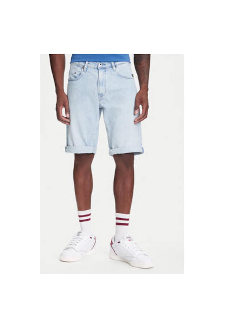 Oferte la Pantaloni scurti din denim barbati G Star Raw - D24430-D549 - Bumbac/Elastan - Albastru - Albastru