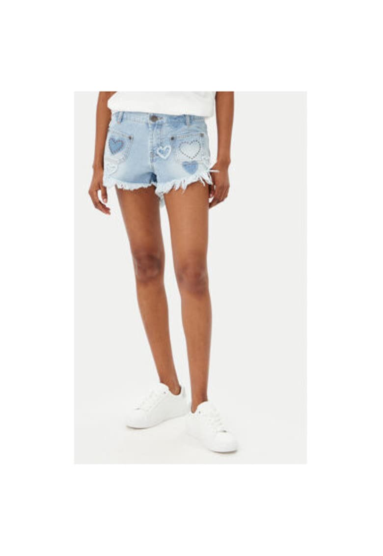 Oferte la Pantaloni scurti din denim dama  26849 - Bumbac - Albastru - Albastru
