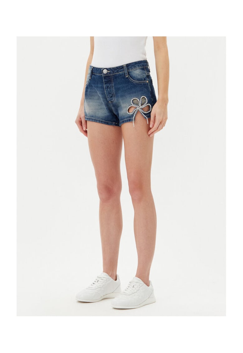Oferte la Pantaloni scurti din denim dama  D0IEEH0W6G - Bumbac - Albastru - Albastru