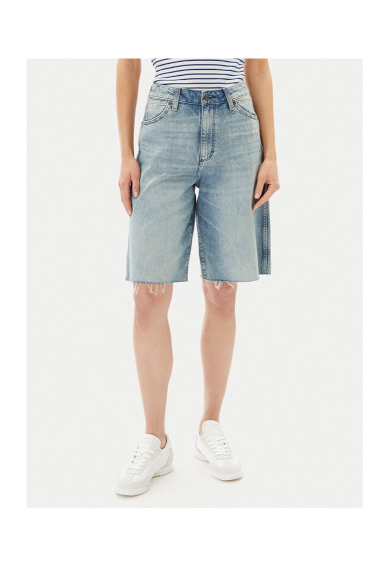 Oferte la Pantaloni scurti din denim dama  112362710 - Bumbac - Albastru - Albastru