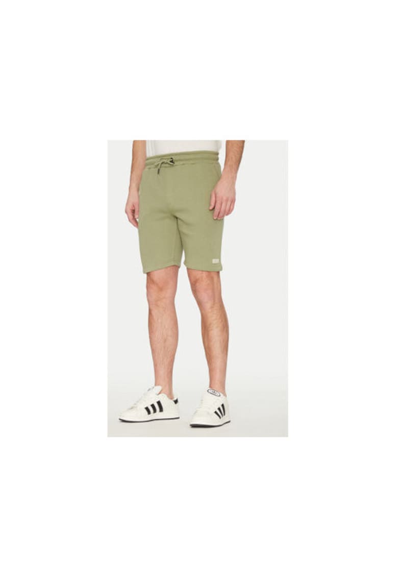 Oferte la Pantaloni scurti sport barbati  20714198 - Bumbac/Poliester - Verde - Verde