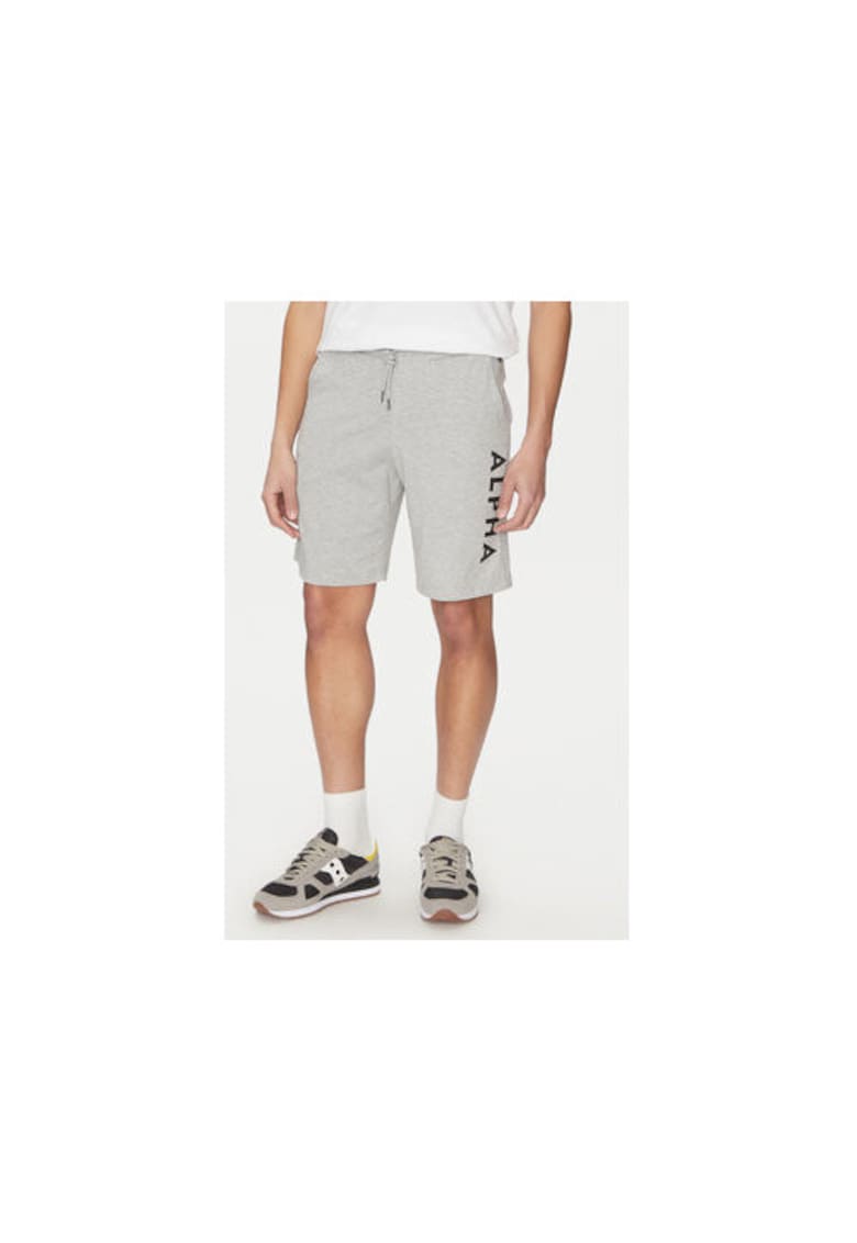Oferte la Pantaloni scurti sport barbati  116366 - Bumbac - Gri - Gri