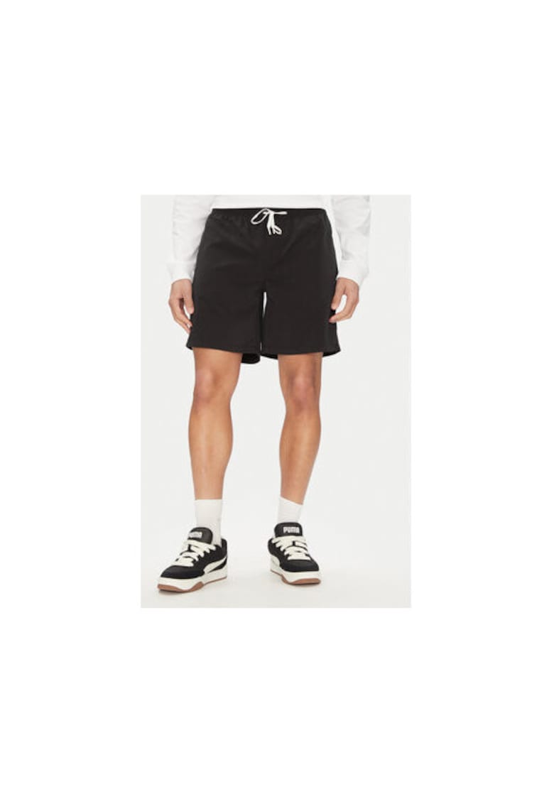 Oferte la Pantaloni scurti sport barbati  ADYWS03079 - Poliester reciclat - Negru - Negru