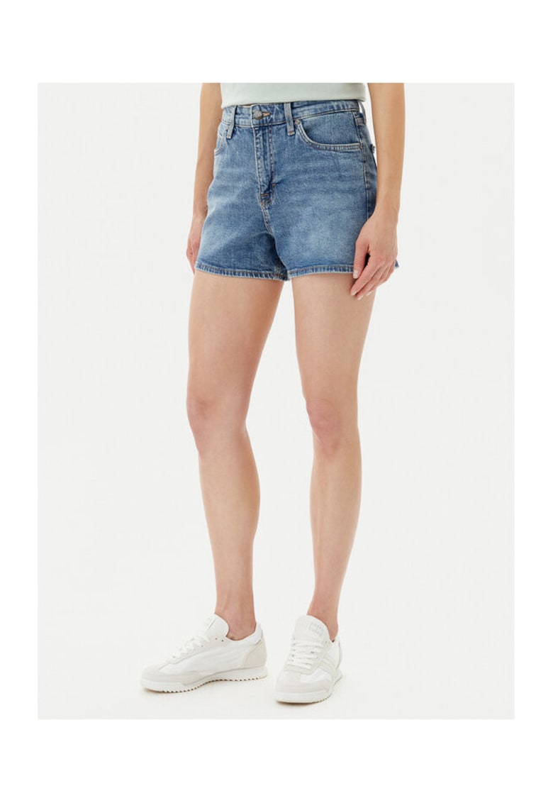 Oferte la Pantaloni scurti din denim dama  112363526 - Bumbac/Elastan - Albastru - Albastru