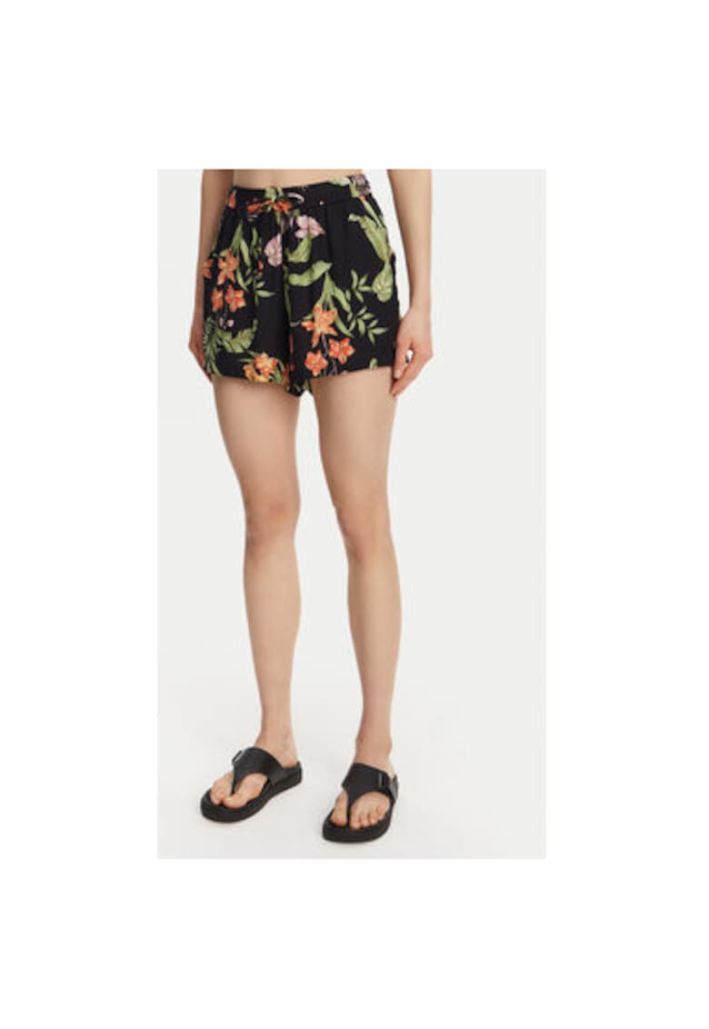 Oferte la Pantaloni scurti dama  ERJNS03585 - Viscoza - Negru - Negru