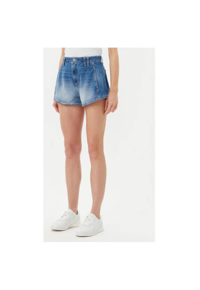Oferte la Pantaloni scurti din denim dama  D0KDEH0W7S - Bumbac - Albastru - Albastru
