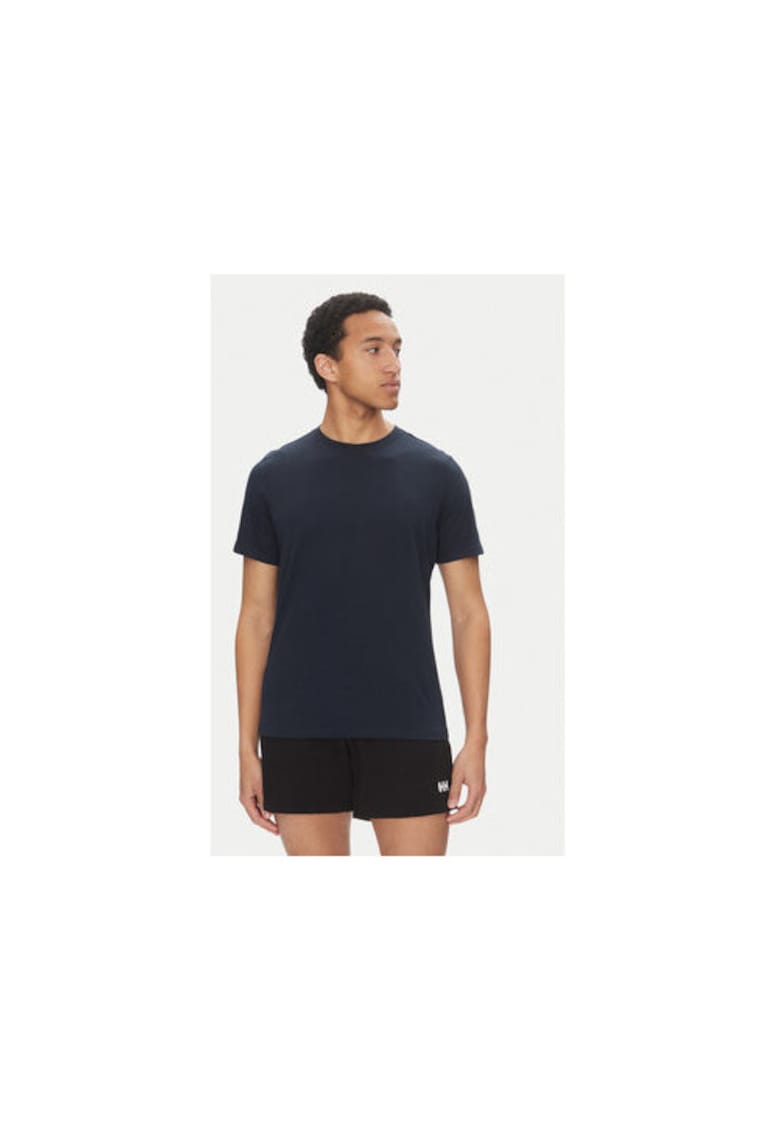 Oferte la Pantaloni scurti sport barbati  54291 - Bumbac/Poliester - Negru - Negru