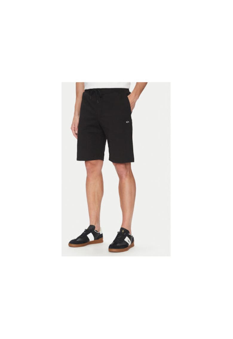 Oferte la Pantaloni scurti sport barbati  C0P1237 - Bumbac/spandex - Negru - Negru