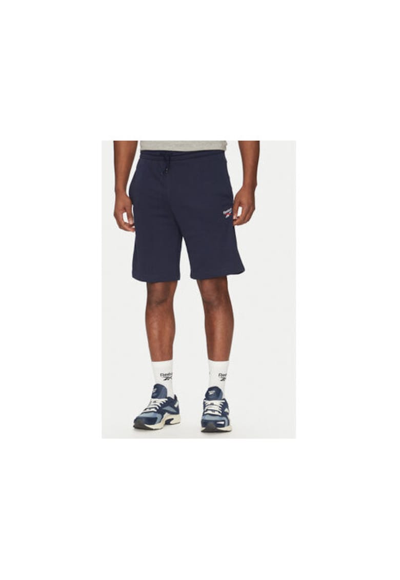 Oferte la Pantaloni scurti sport barbati  100217147 - Bumbac/Poliester - Bleumarin - Bleumarin