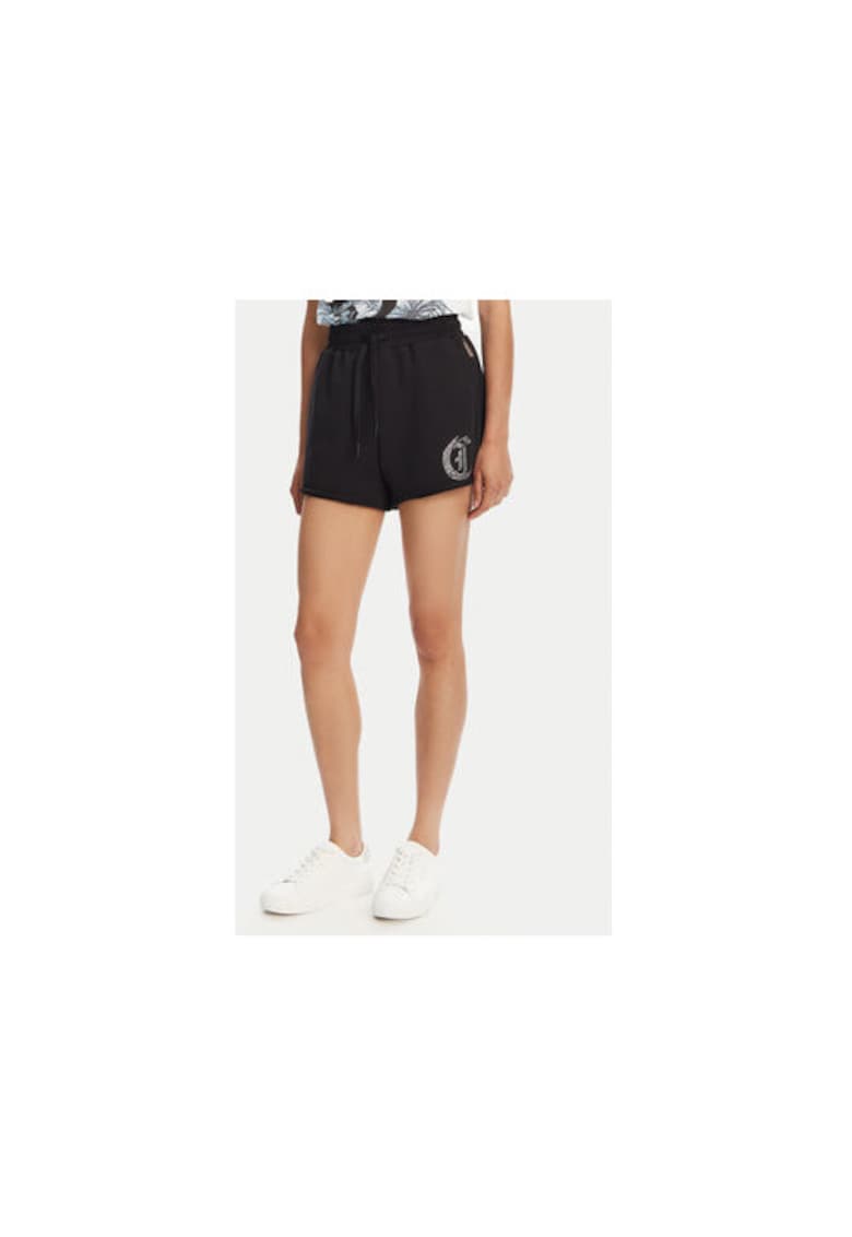 Oferte la Pantaloni scurti sport dama  78PADE08 CF100 - Bumbac - Negru - Negru