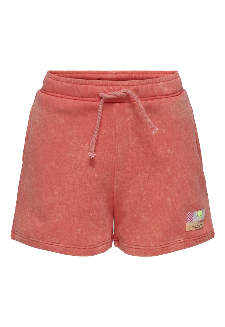 Oferte la Pantaloni scurti sport fete  15347958 - Bumbac organic/Poliester - Portocaliu - Portocaliu
