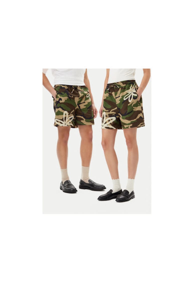 Oferte la Pantaloni scurti sport unisex  88299069973 - Bumbac - Verde - Verde