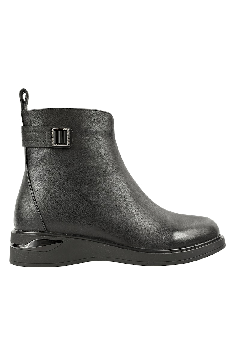 Oferte la Ghete elegante - dama -  JY70016A negru - piele naturala - Negru