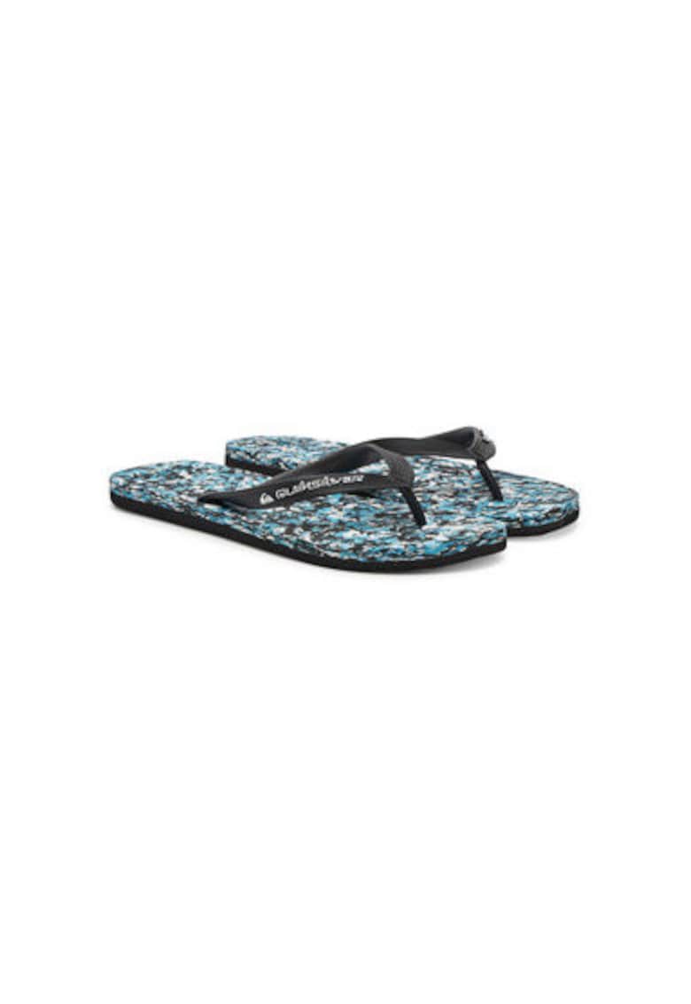 Oferte la Papuci flip-flop barbati  AQYL101309 - Sintetic - Negru/Albastru - Negru/Albastru