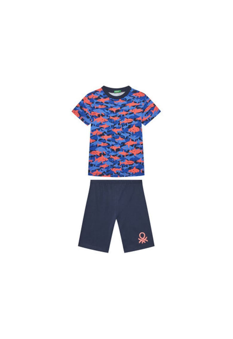 Oferte la Pijama baieti  3X0Y0P08Q - Bumbac - Bleumarin - Bleumarin