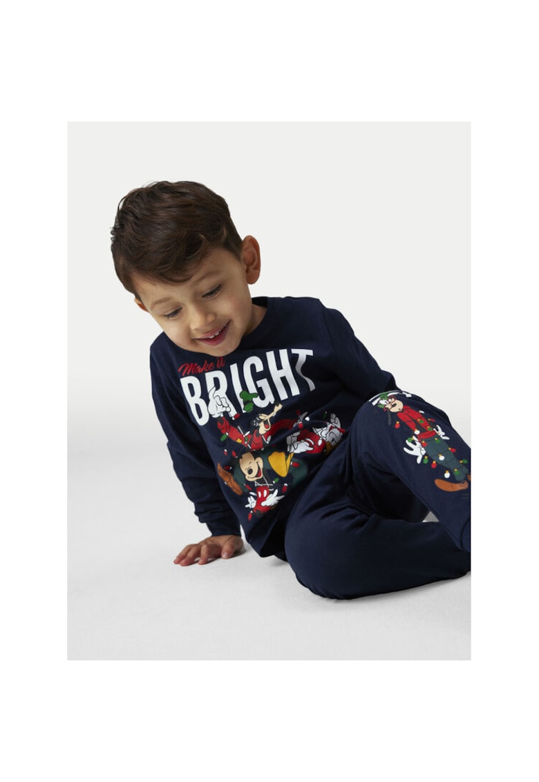 Oferte la Pijama baieti -  304498312 - Bumbac - Albastru - Albastru