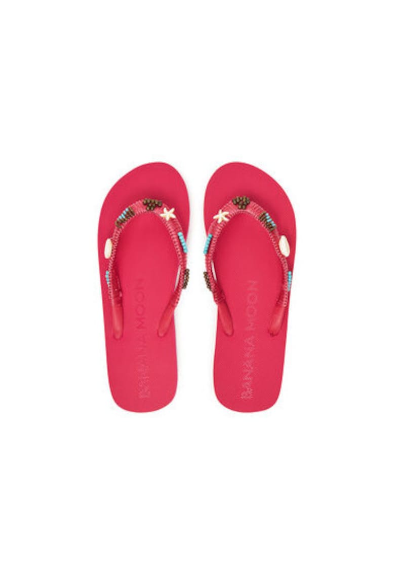 Oferte la Papuci flip-flop dama  LUCEROS TAHUATA - Textil - Roz - Roz