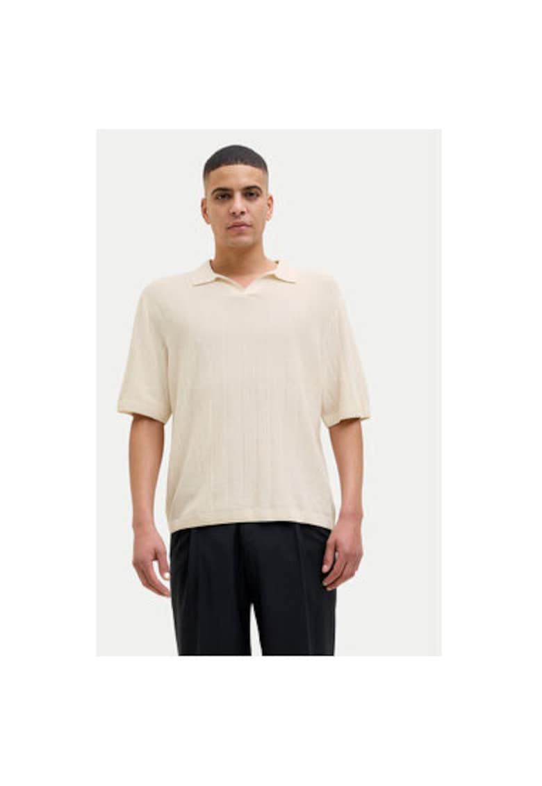 Oferte la Pulover barbati Jack Jones - 12272578 - Bumbac - Bej - Bej