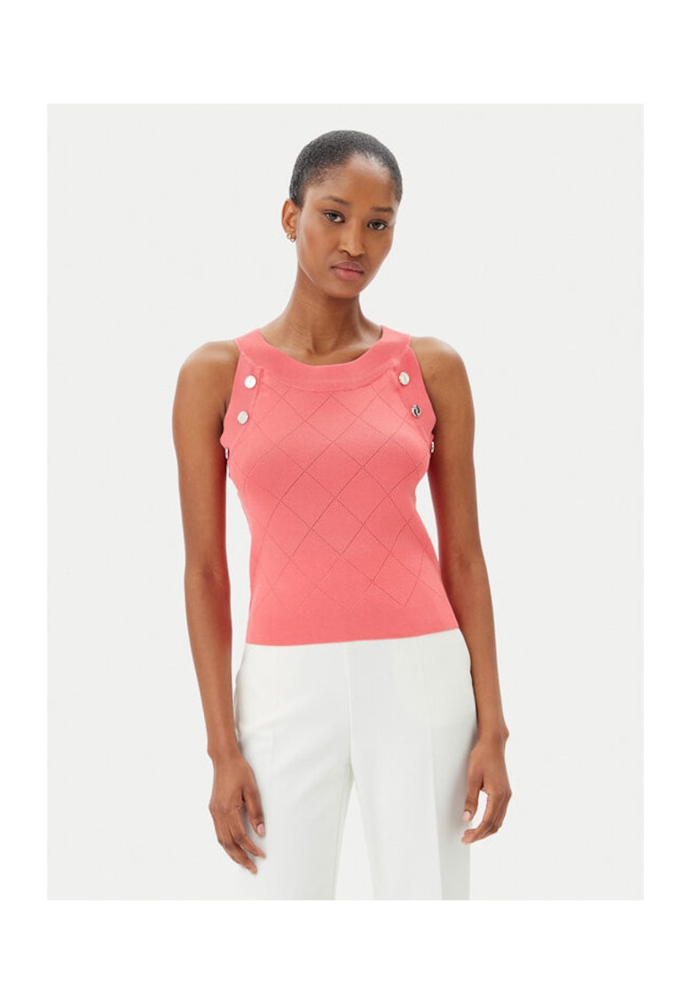 Oferte la Pulover dama  ACMA001879 - Viscoza/Nylon - Corai - Coral