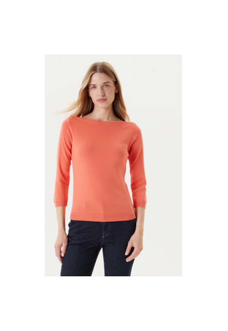 Oferte la Pulover dama  1091D1M09 - Bumbac - Portocaliu - Portocaliu