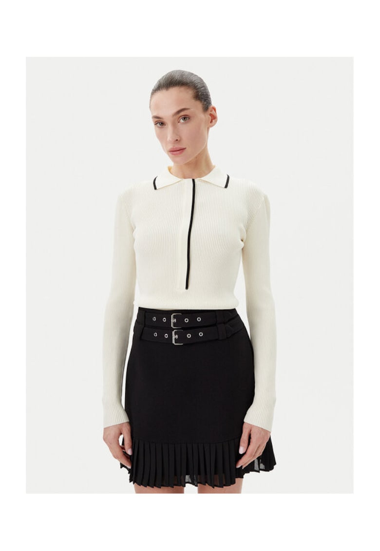 Oferte la Pulover dama  BBW3653 - Viscoza/Poliamida - Alb - Alb