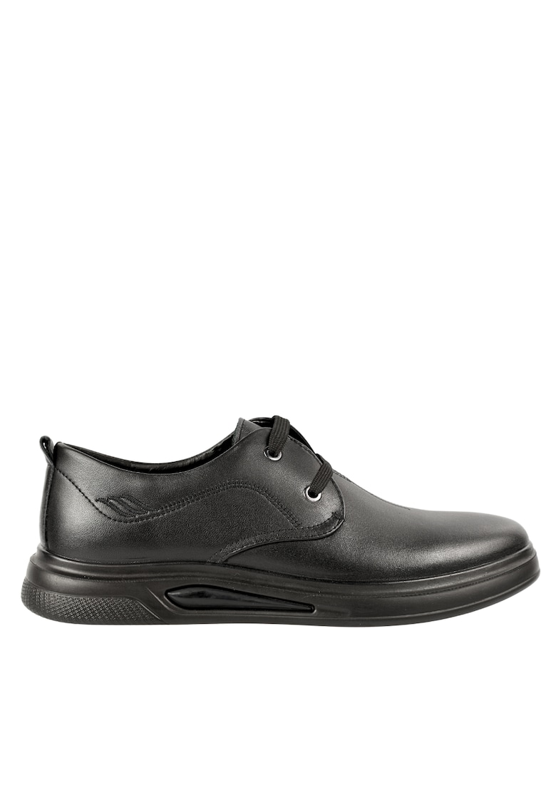 Oferte la Pantofi casual - barbati -  9D3761 negru - piele naturala - Negru