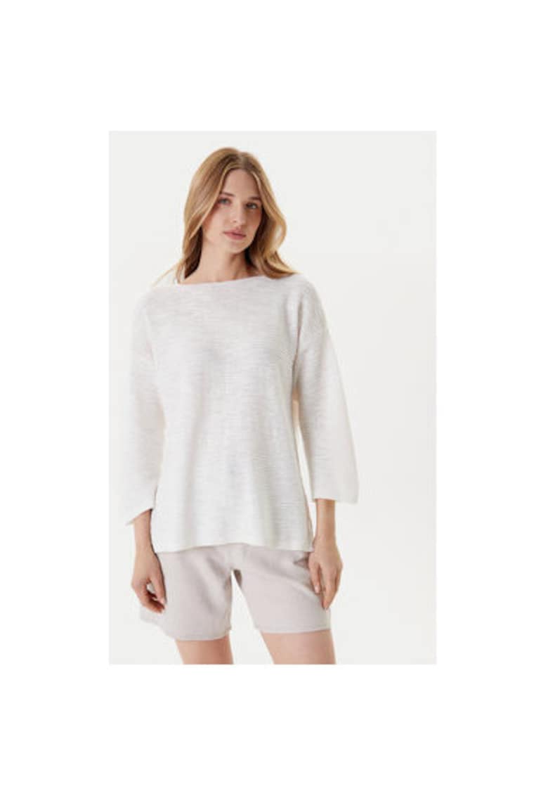 Oferte la Pulover dama  115GD10CT - Bumbac/In - Alb - Alb