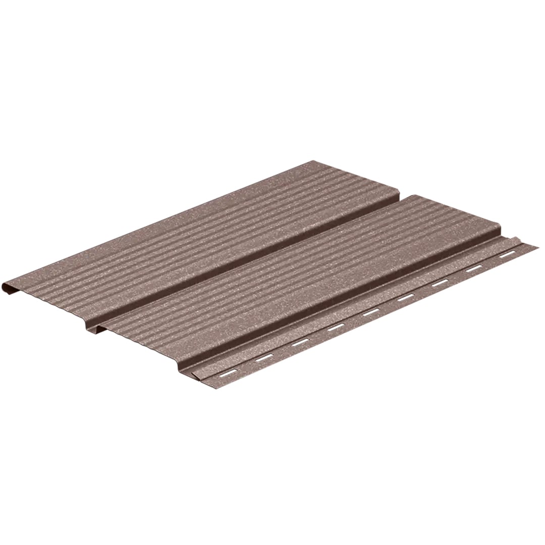 Oferte la Lambriu metalic micronervurat Caretta, maro RAL 8017, finisaj mat, grosime 4 mm, 3000 x 263 mm