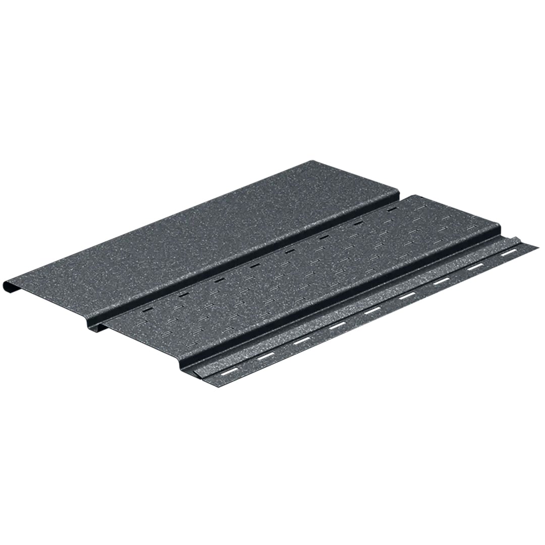 Oferte la Lambriu metalic perforat Caretta, gri RAL 7016, finisaj mat, grosime 4 mm, 3000 x 263 mm