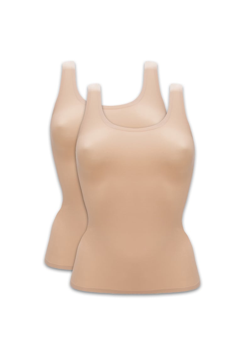 Oferte la Set de topuri uni - 2 piese - Bej