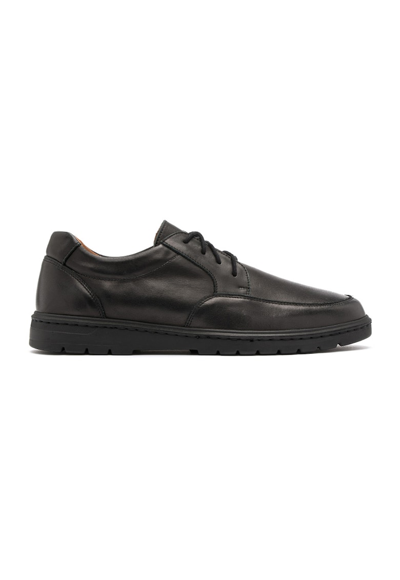 Oferte la Pantofi uni de piele Liam - Negru