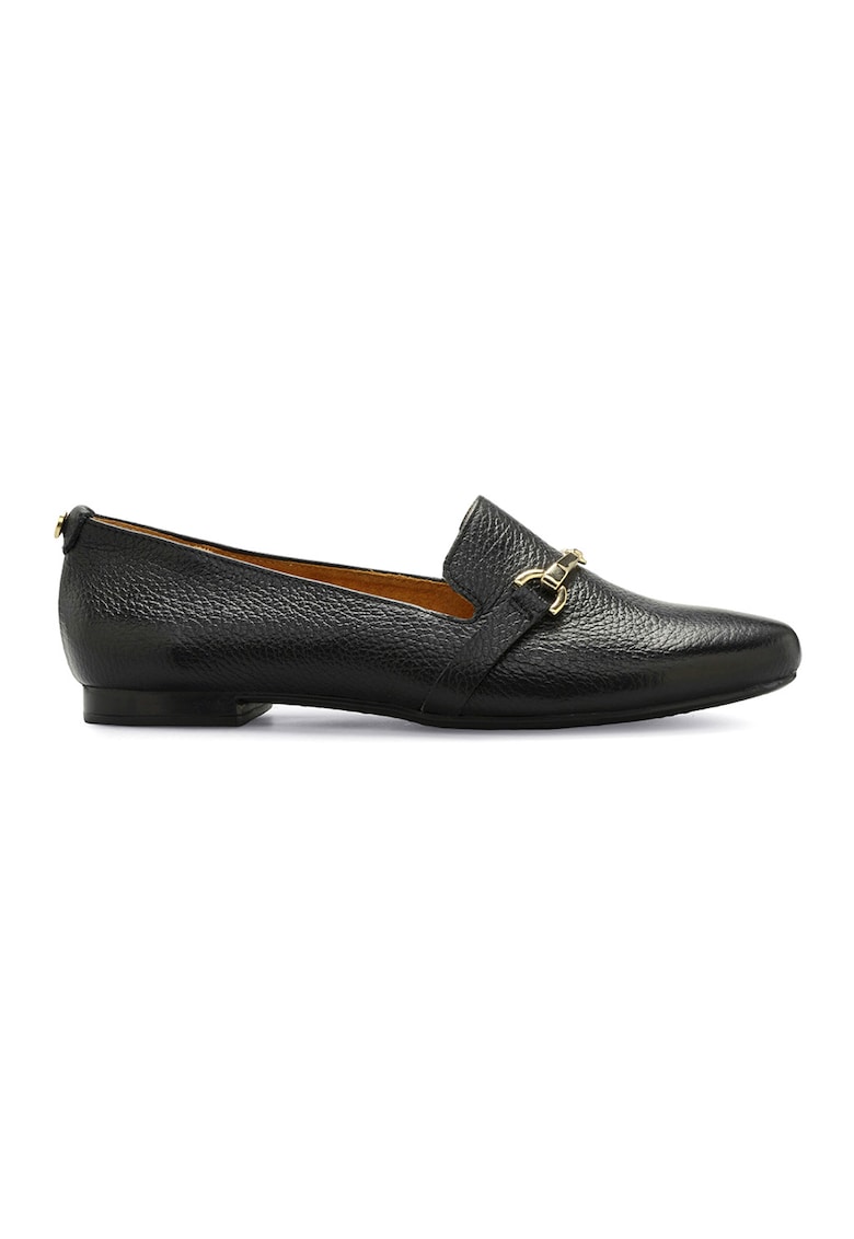 Oferte la Mocasini de piele Karen - Auriu/Negru